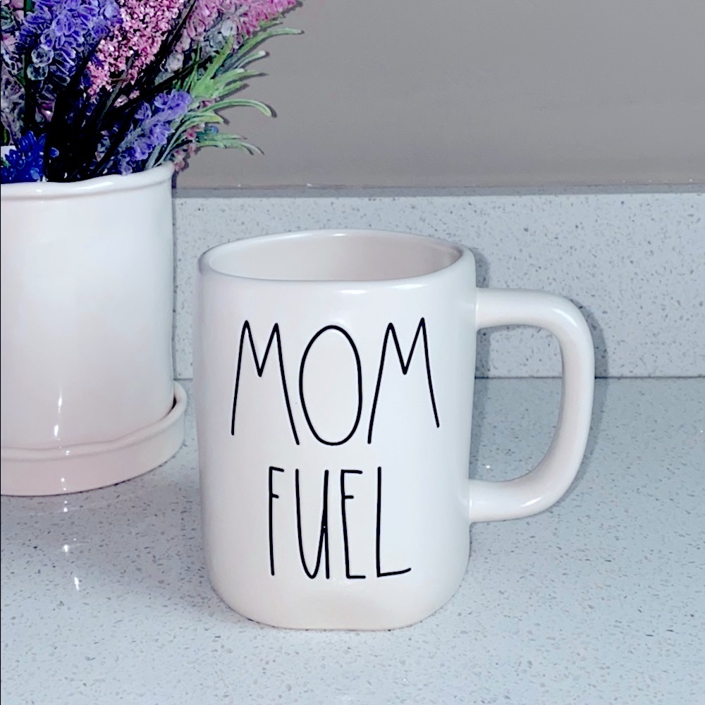 ❗️RAE DUNN MOM FUEL COFFEE TEA MUG FARMHOUSE